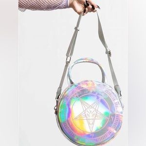 Killstar Holographic Baphomet Pentagram Bag